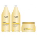 Felps Profissional Kit Xrepair Bio Molecular Shampoo 1,500ml + Condicionador 1,500ml + Máscara 500g